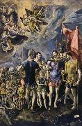 El Greco The Martyrdom of St Maurice oil painting